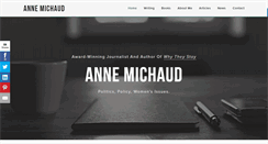 Desktop Screenshot of annemichaud.com